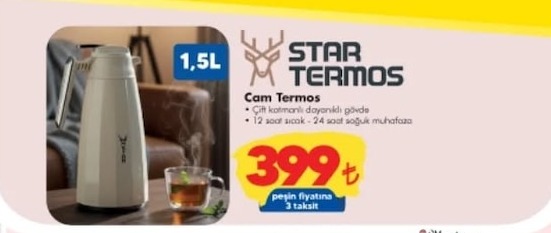 Star Termos Cam Termos 1,5L