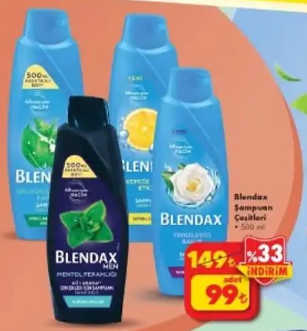 Blendax Şampuan Çeşitleri 500Ml