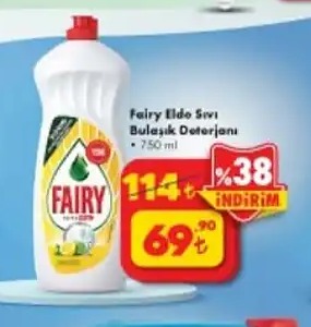Fairy Elde Sıvı Bulaşık Deterjanı 750Ml