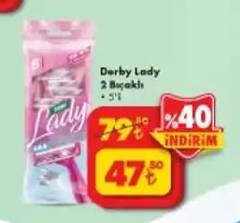 Derby Lady 2 Bıçaklı 5'Li