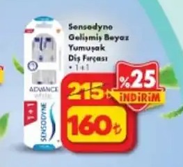 Sensodyne Gelişmiş Beyaz Yumuşak Diş Fırçası 1+1