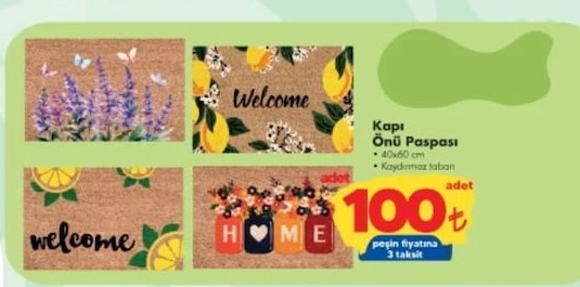 Kapı Önlü Paspas 40X60 Cm
