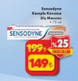 Sensodyne Komple Koruma Diş Macunu 75Ml