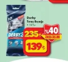 Derby Tıraş Bıçağı 10'Lu