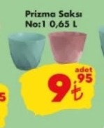 Prizma Saksı No:1 0,65 L
