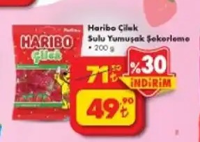 Haribo Çilek Sulu Yumuşak Şekerleme 200G