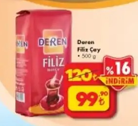 Deren Filiz Çay 500G
