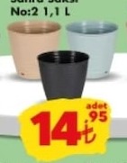 Sahra Saksı No:2 1,1 L