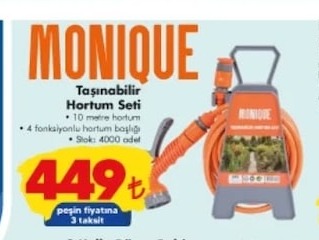 Monique Taşınabilir Hortum Seti