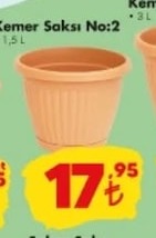 Kemer Saksı No:2 1,5 L