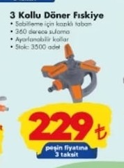 3 Kollu Döner Fıskiye