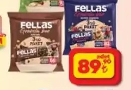 Fellas Granola Bar 3Lu Paket 89.90 T₺