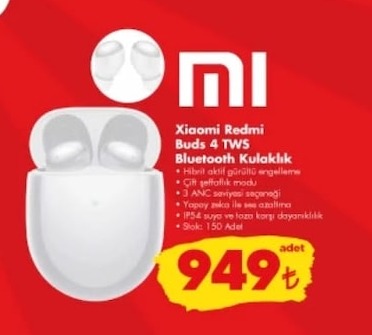 Xiaomi Redmi Buds 4 Tws Bluetooth Kulaklık