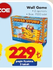 Zoe Wall Game 2 Oyuncu