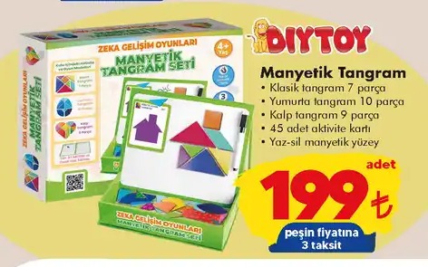 Manyetik Tangram Seti 1 Adet