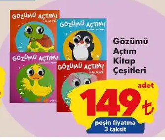 Gozumu Actim Kitap Cesitleri 1 Adet