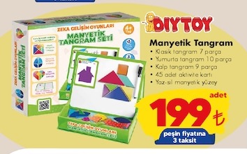 Diytoy Manyetik Tangram Seti 1 Adet
