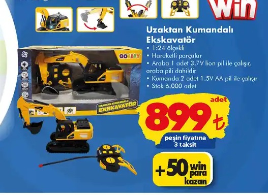 Gomidy Uzaktan Kumandalı Ekskavatör