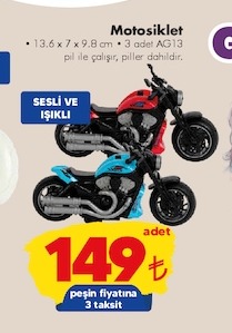 Sesli Ve Işıklı Motosiklet