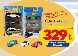 Hot Wheels Üçlü Arabalar