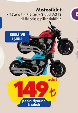 Motırsıklet Sesli Ve Iışıklı