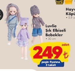 Luvlie Şık Elbiseli Bebekler 30 Cm