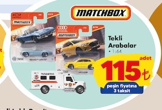 Matchbox Tekli Arabalar 1:64
