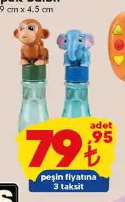 Maymun Ve Fil Figürlü Baloncuk