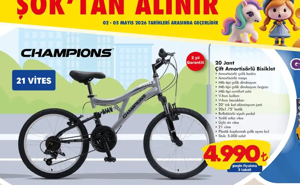 20 Jant Amortisörlü Bisiklet