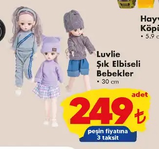 Luvlie Şık Elbiseli Bebekler