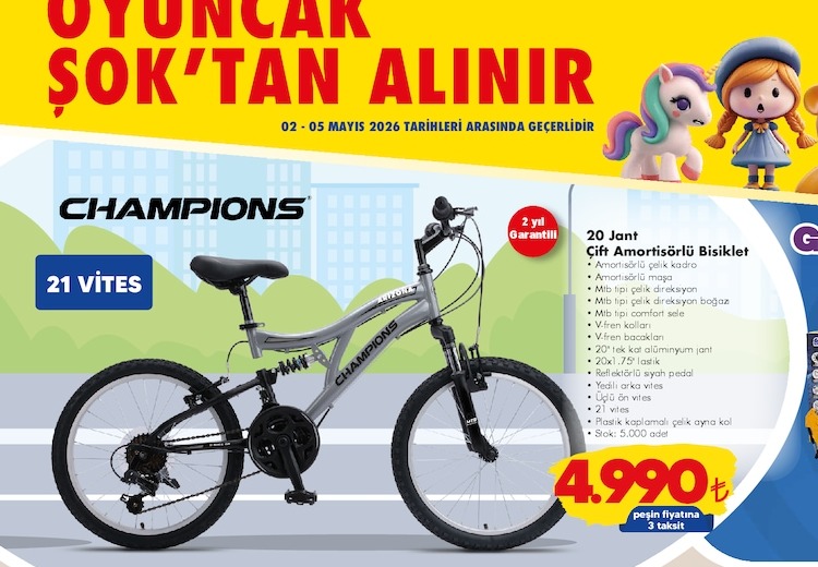 Champions Çift Amortisörlü Bisiklet 21 Vites