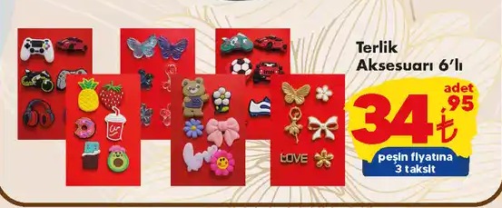 Terlik Aksesuarı 6'Lı