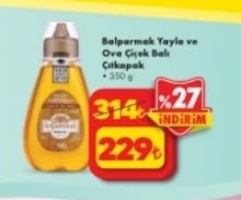 Balparmak Yayla Ve Ova Çiçek Balı Çıtçapak 350G