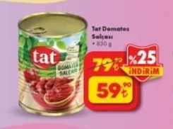 Tat Domates Salçası 830 G