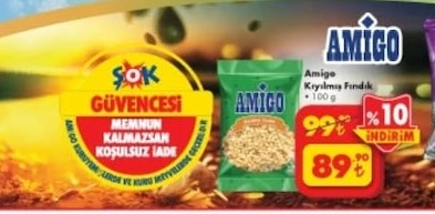Amigo Kırılmış Fındık 100G