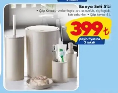 Banyo Seti 5'Li