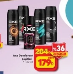 Axe Deodorant Çeşitleri 150Ml