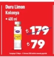 Duru Limon Kolonya 400 Ml