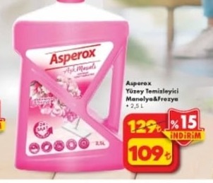 Asperox Yüzey Temizleyici Manolya&Frezya 2.5 L