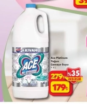 Ace Platinum Yoğun Çamaşır Suyu 4 L