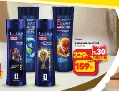 Clear Şampuan Çeşitleri 350 Ml