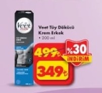 Veet Tüy Dökücü Krem Erkek 200 Ml