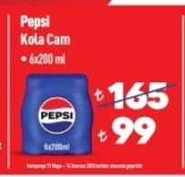 Pepsi Kola Cam 6X200 Ml