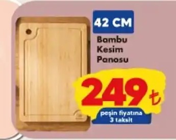 Bambu Kesim Panosu 42 Cm
