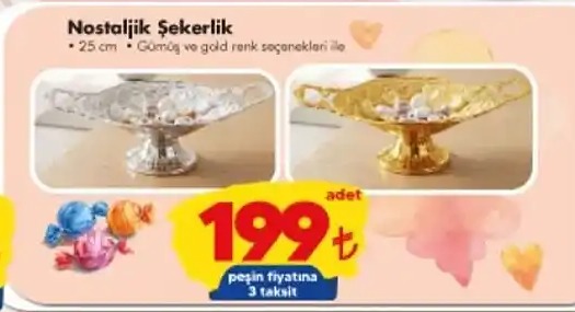 Nostaljik Şekerlik 25 Cm