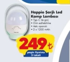 Happio Sarjli Led Kamp Lambasi