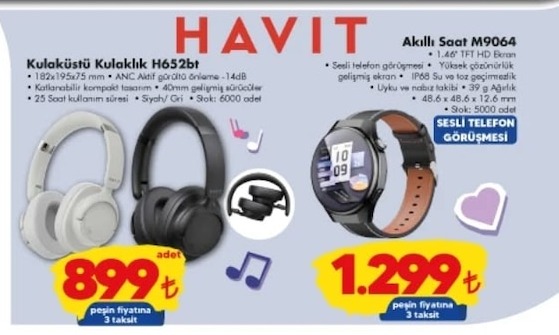 Havit Kulaküstü Kulaklık H652Bt