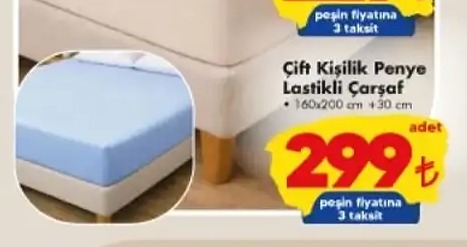 Çift Kişilik Penye Lastikli Çarşaf