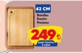 42 Cm Bambu Kesim Panosu