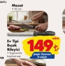 Ev Tipi Bıçak Bileyici 30 Cm